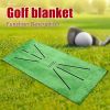 1pc Foldable Golf Hitting Mat; Swing Training Aid Portable Golf Practice Training Mat