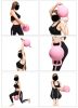 Weight Kettle Bell Water Filled Adjustable Ladies Dumbbells Workout Tool with 2 Handles for Multiple Grip