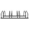 Bike Rack for 4 Bikes Black Steel