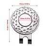 1pc Golf Hat Clip; Golf Ball Aiming Marker; 25mm/0.98in Golf Training Aids Accessories