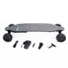 All terrain dual 1000*2 hub motor electric skateboard with 32mph max speed; 25miles range; 9600mah battery.