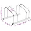 Bike Rack for 2 Bikes Galvanized Steel