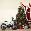 Kids Bike 16 inch for Boys & Girls with Training Wheels, Freestyle Kids' Bicycle with Bell,Basket and fender.