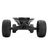 All terrain dual 1000*2 hub motor electric skateboard with 32mph max speed; 25miles range; 9600mah battery.