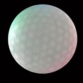 Waterproof Glow In Dark Golf Balls; Luminous Golf Balls; Creative Gift For Men Women Golf Lovers (Color: White/1Pack)