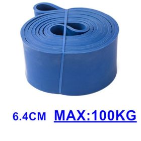 Unisex Fitness Band Pull Up Elastic Rubber Bands Resistance Loop Energy Set Home Gym Workout Expander Strengthen Trainning (Color: Blue)