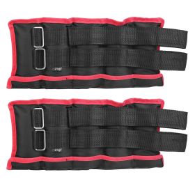 Ankle Weights Set 2.2/4.4LBS Pair Wrist Arm Ankle Weight with Iron Sandbags Fillings (Weight: 5LBS)