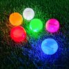 6Pcs Glow In The Dark Light Up Luminous LED Golf Balls For Night Practice Gift for Golfers